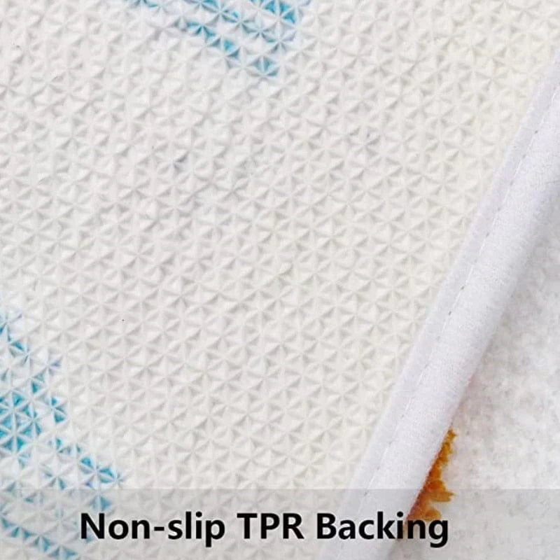 Kleurrijke Badmat Luxe Stijl voor Badkamer met Shag-Textuur 6