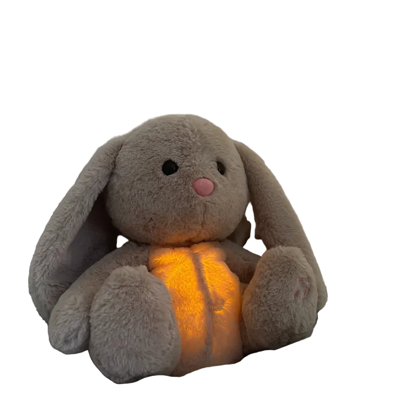 Knuffelvriend Ademhalingssimulatie met Nachtlampje voor Ontspanning 0