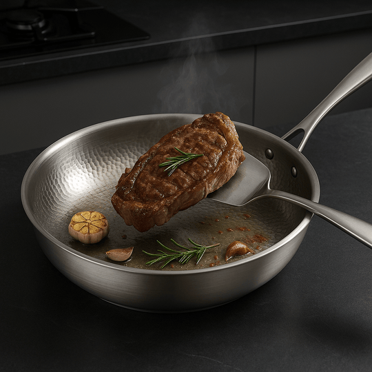Koekenpan Inductie Titanium met Robuuste Structuur voor Optimale Kookresultaten 5