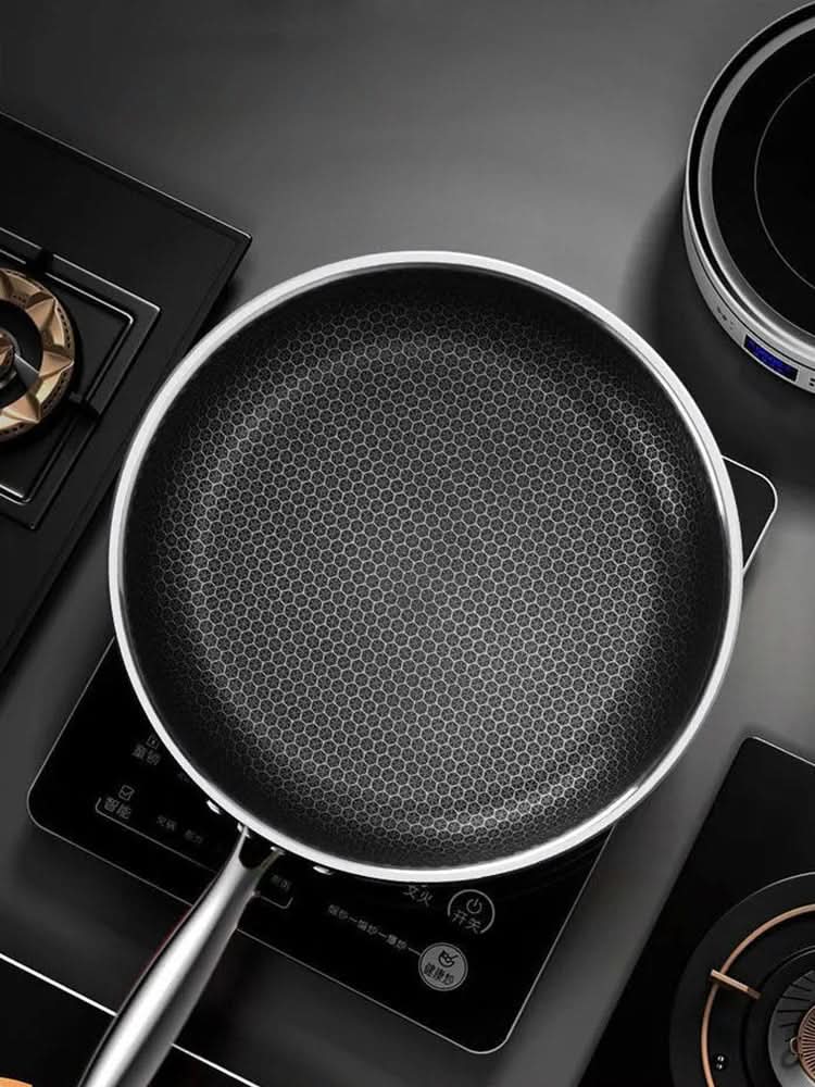 Kookpan Inductie met Honingraatstructuur voor Professioneel Koken 0