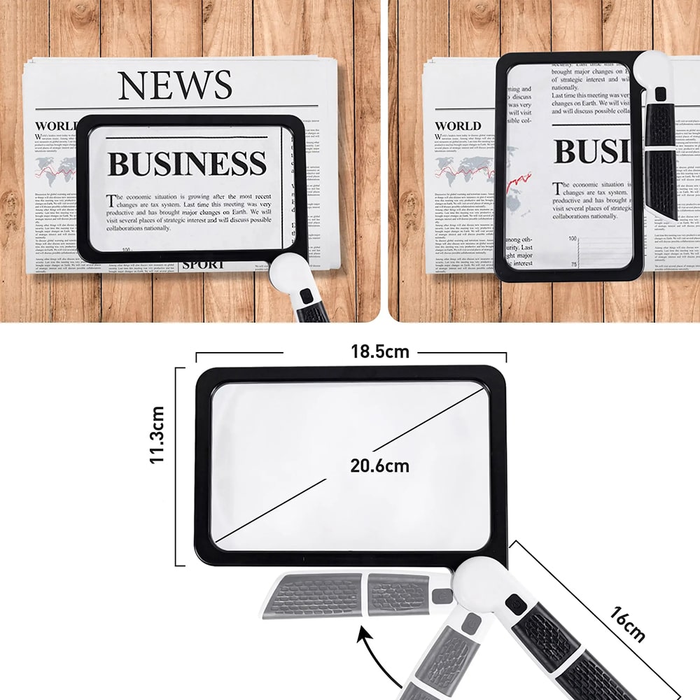 LED Loep met 5x Vergroting voor Lezen en Detailwerk 3