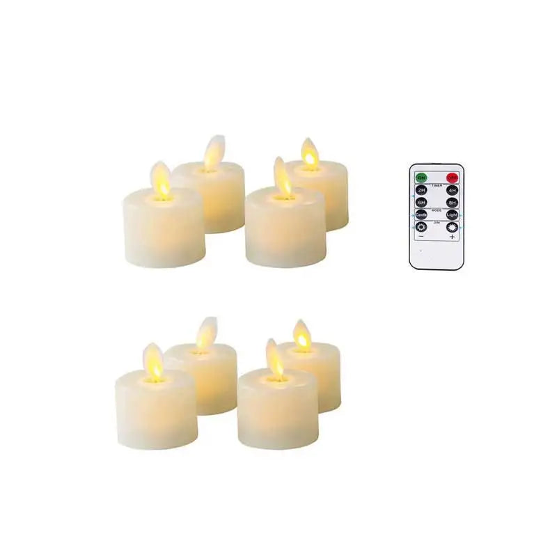 LED Theelicht Kaars met Bewegende Vlam voor Woondecoratie 7