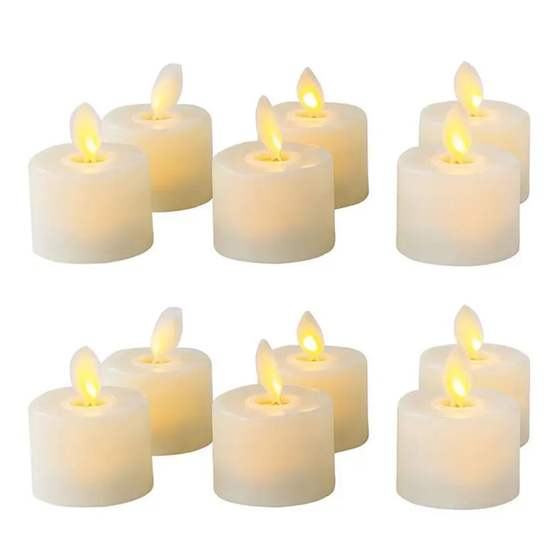 LED Theelicht Kaars met Bewegende Vlam voor Woondecoratie 8