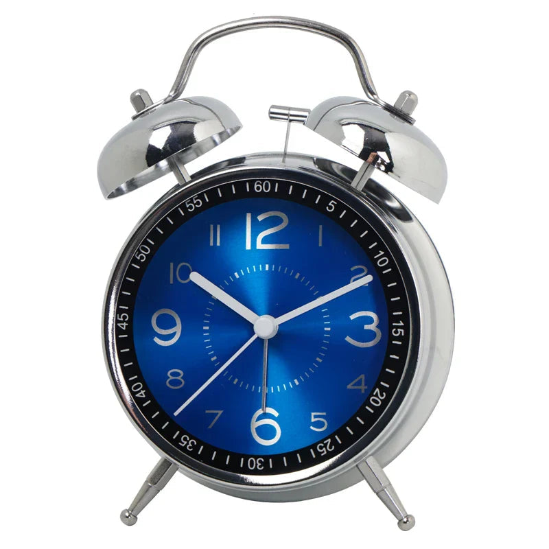 Metalen Analoge Wekker Retro Stijl voor Slaapkamer 2