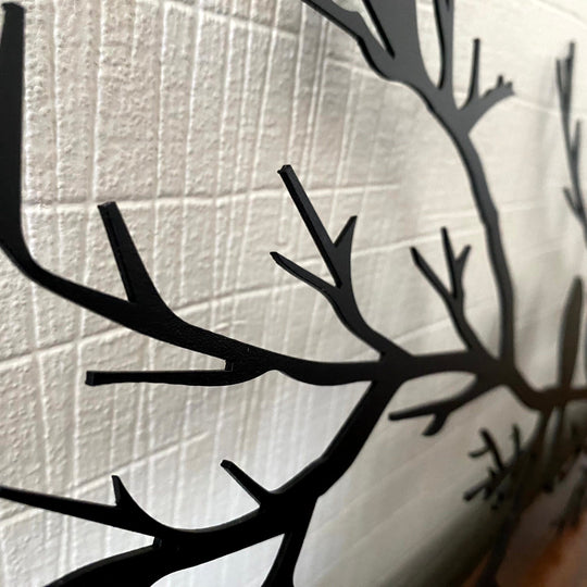 Metalen Wanddecoratie Vogels op Tak voor Interieur 7