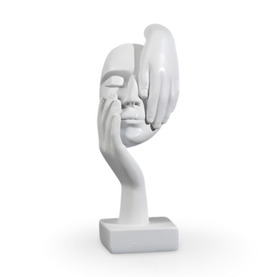 Moderne Abstracte Denker Sculptuur voor Thuis en Kantoor 0