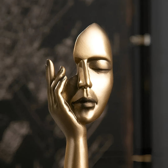 Moderne Abstracte Denker Sculptuur voor Thuis en Kantoor 2