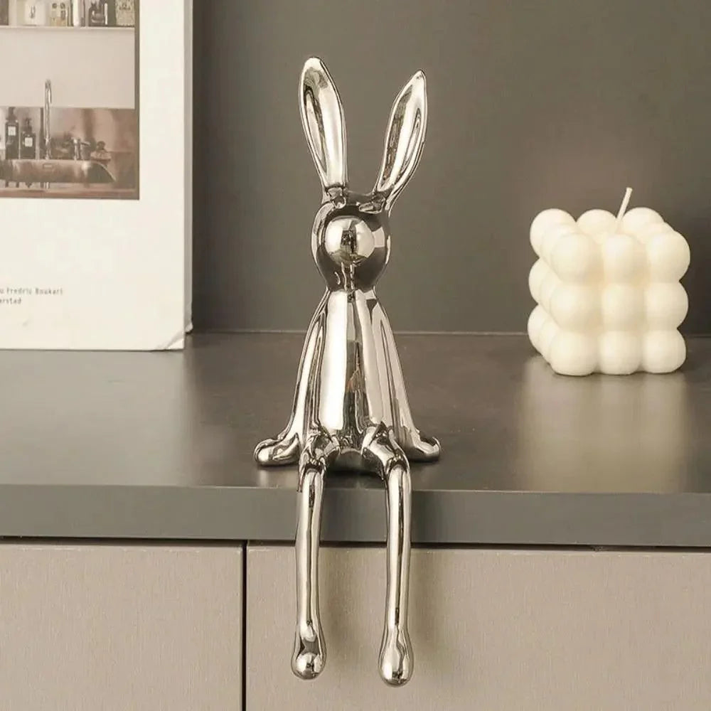 Moderne Dierensculptuur Konijn Ornament 5