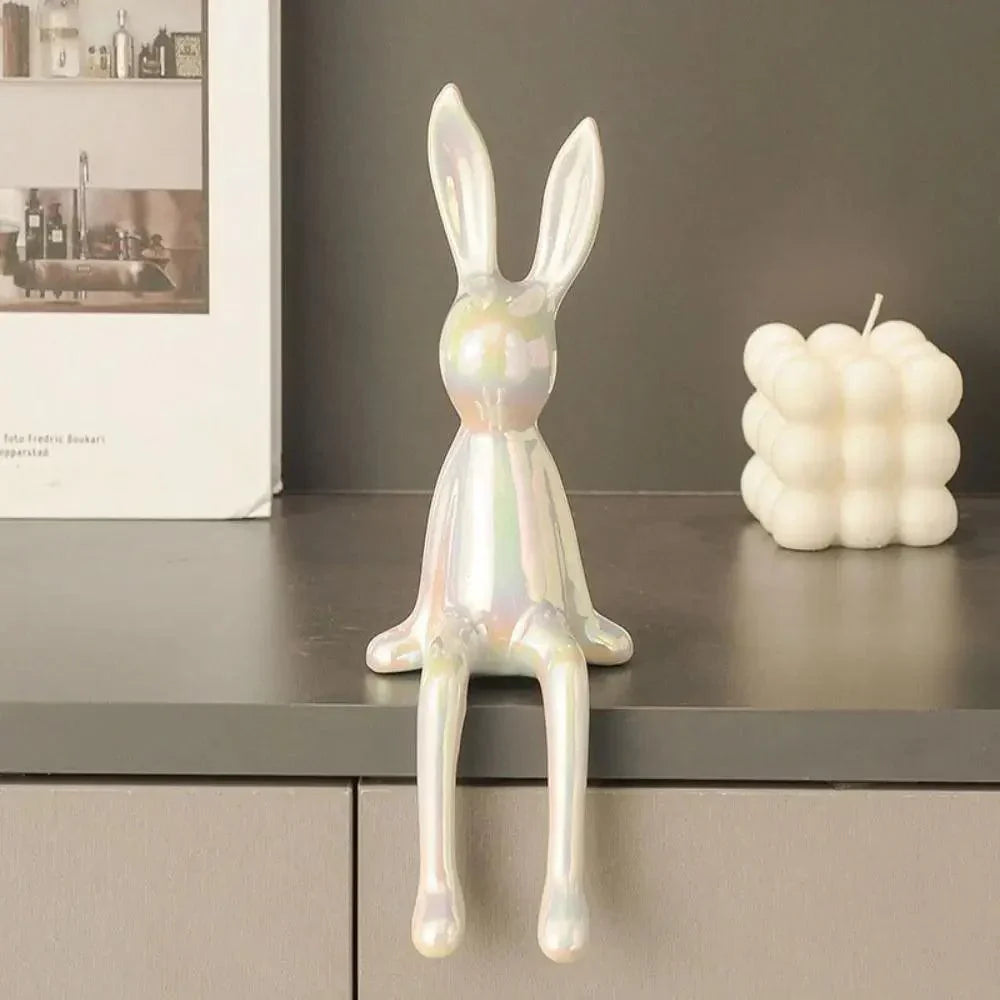 Moderne Dierensculptuur Konijn Ornament 6