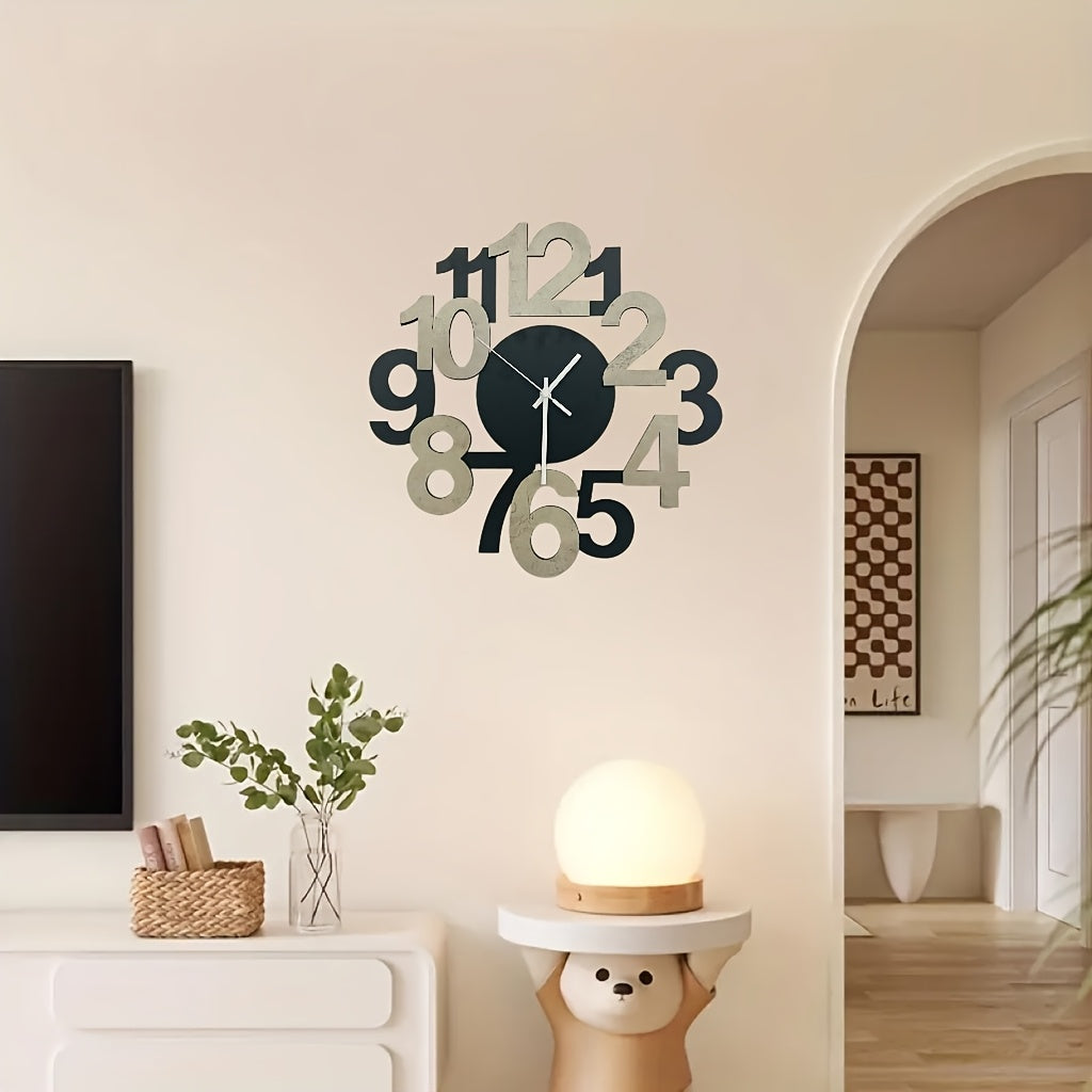 Moderne Digitale Wandklok Asymmetrisch Ontwerp voor Elke Ruimte 5