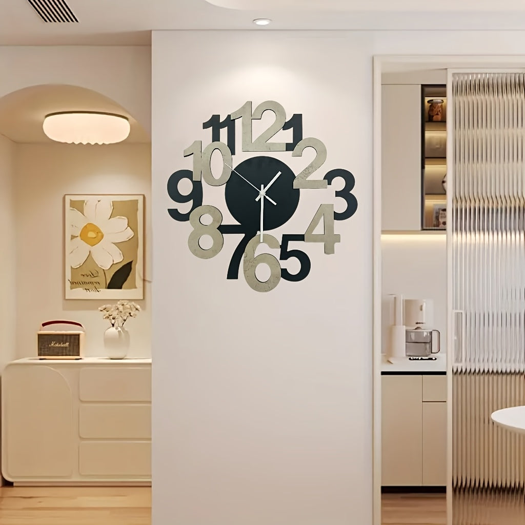 Moderne Digitale Wandklok Asymmetrisch Ontwerp voor Elke Ruimte 6