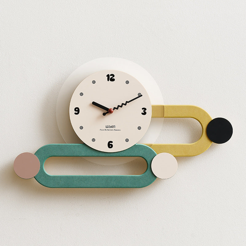 Moderne Wandklok 3D Ontwerp Minimalistisch Stijl 1