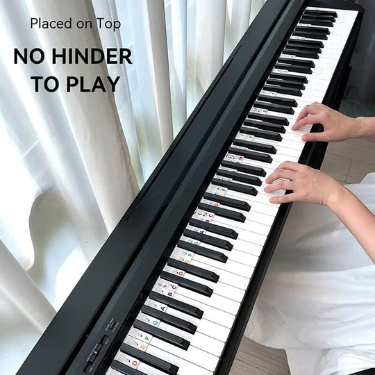 Piano Toetsenbord Nootlabels Verwijderbaar voor Beginners 5