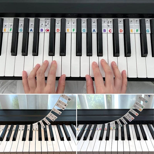 Piano Toetsenbord Nootlabels Verwijderbaar voor Beginners 8