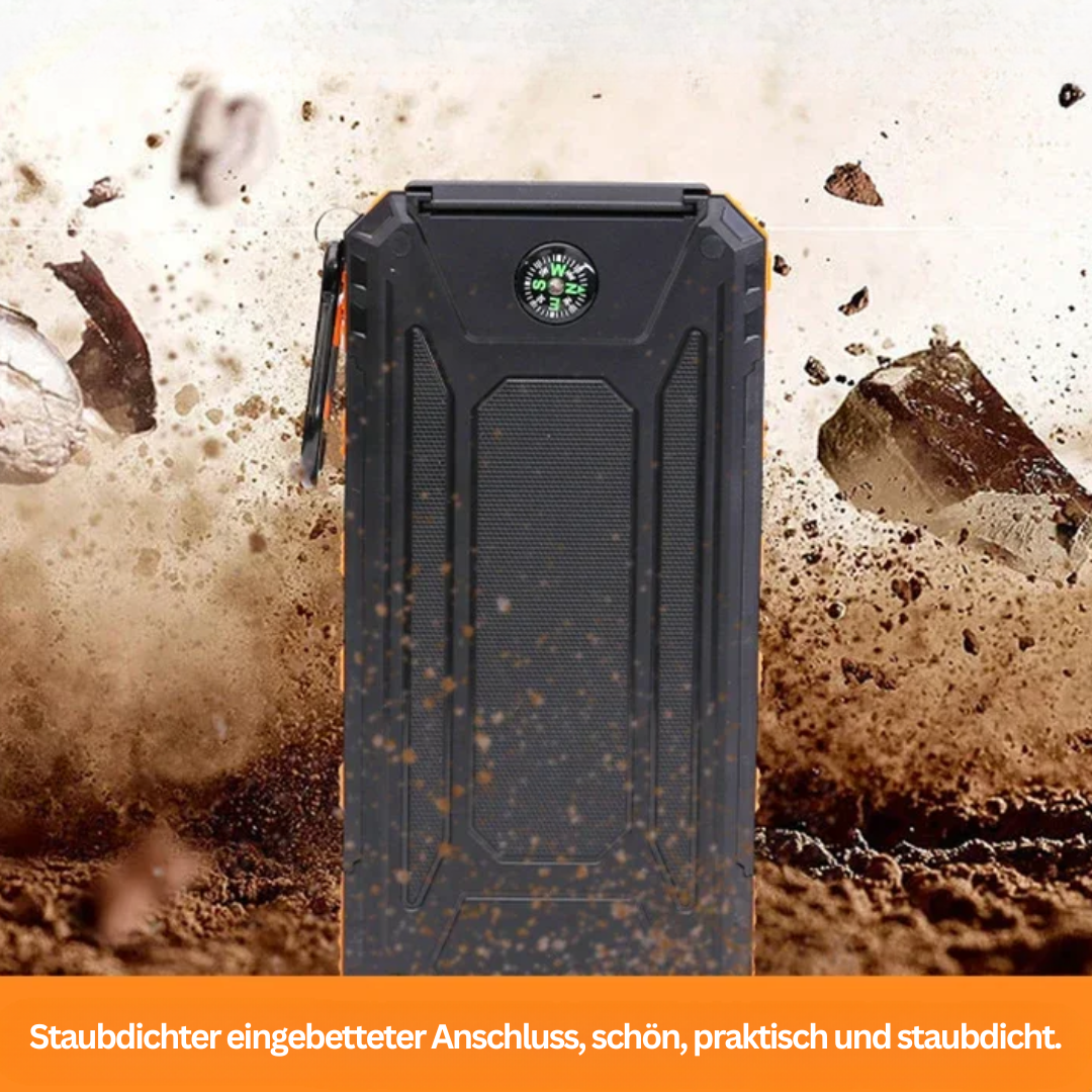 Powerbank met Zonne-energie en Zaklamp 6