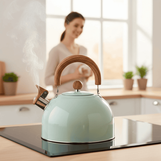 Roestvrijstalen Kettle 3L met Ergonomisch Handvat en Fluitsignaal 1