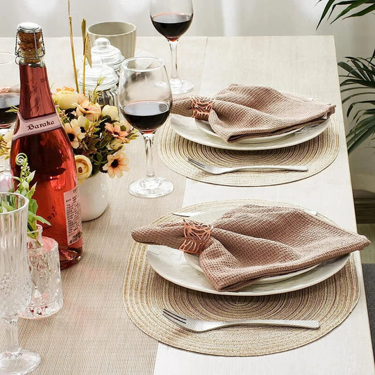 Rustieke Boho Placemat Set voor Eettafel 2