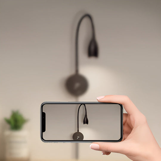 Staande Leeslamp LED Verstelbaar met USB-oplaadpoort voor Bed of Bureau 4
