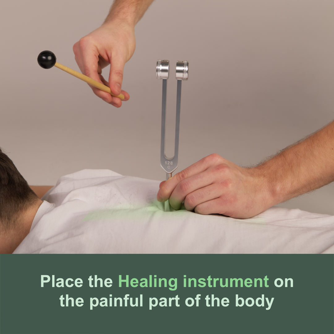 Stemvork 128Hz voor Trillingstherapie 3