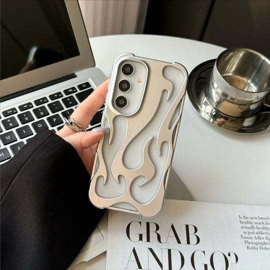 Telefoonhoesje 3D Vlam Patroon voor Samsung Galaxy - Slank en Schokbestendig 4