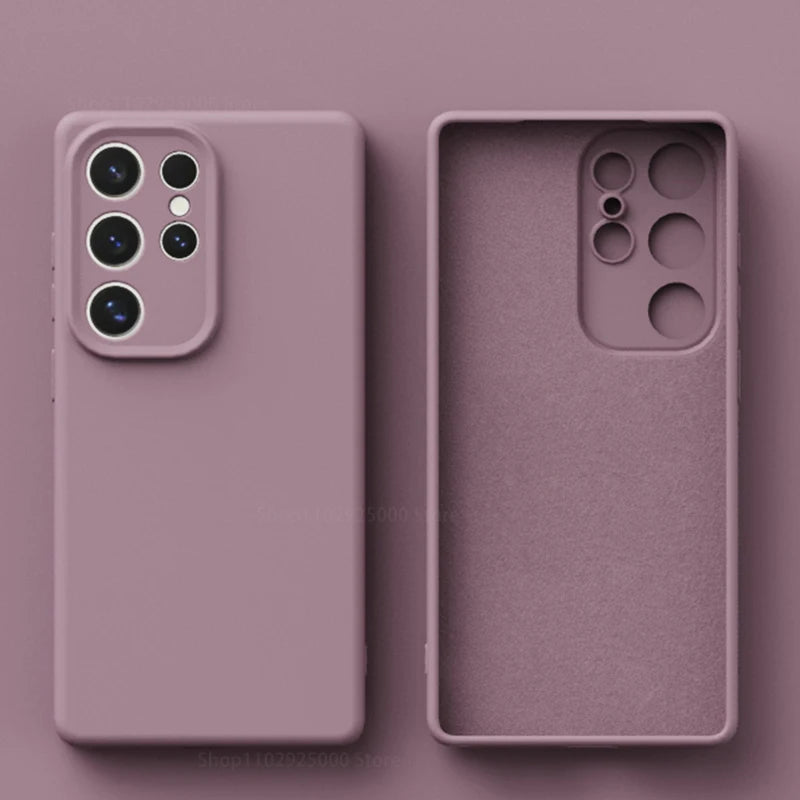 Telefoonhoesje Siliconen Schokbestendig voor Samsung Galaxy S25 S24 S23 13