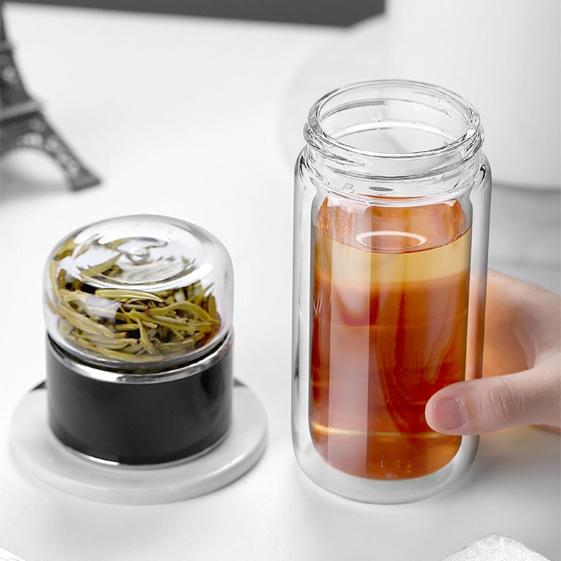 Thee Infuser Fles 2-in-1 voor Thuis en Onderweg 4