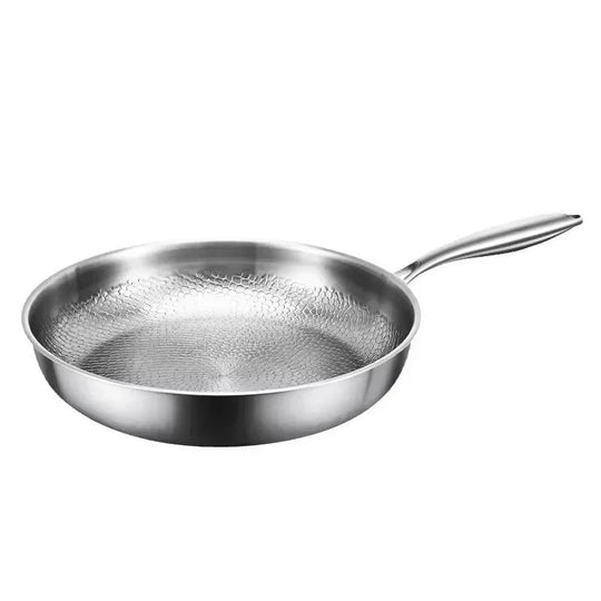 Titanium Koekenpan Gehamerd voor Inductiekookplaten 2
