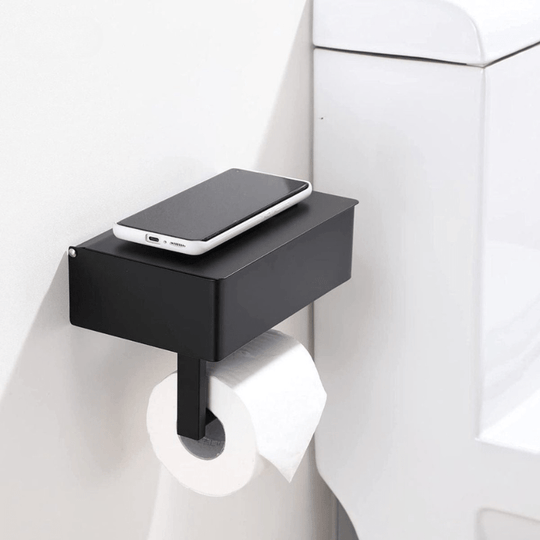 Toiletpapierhouder met Multifunctioneel Opbergvak 1