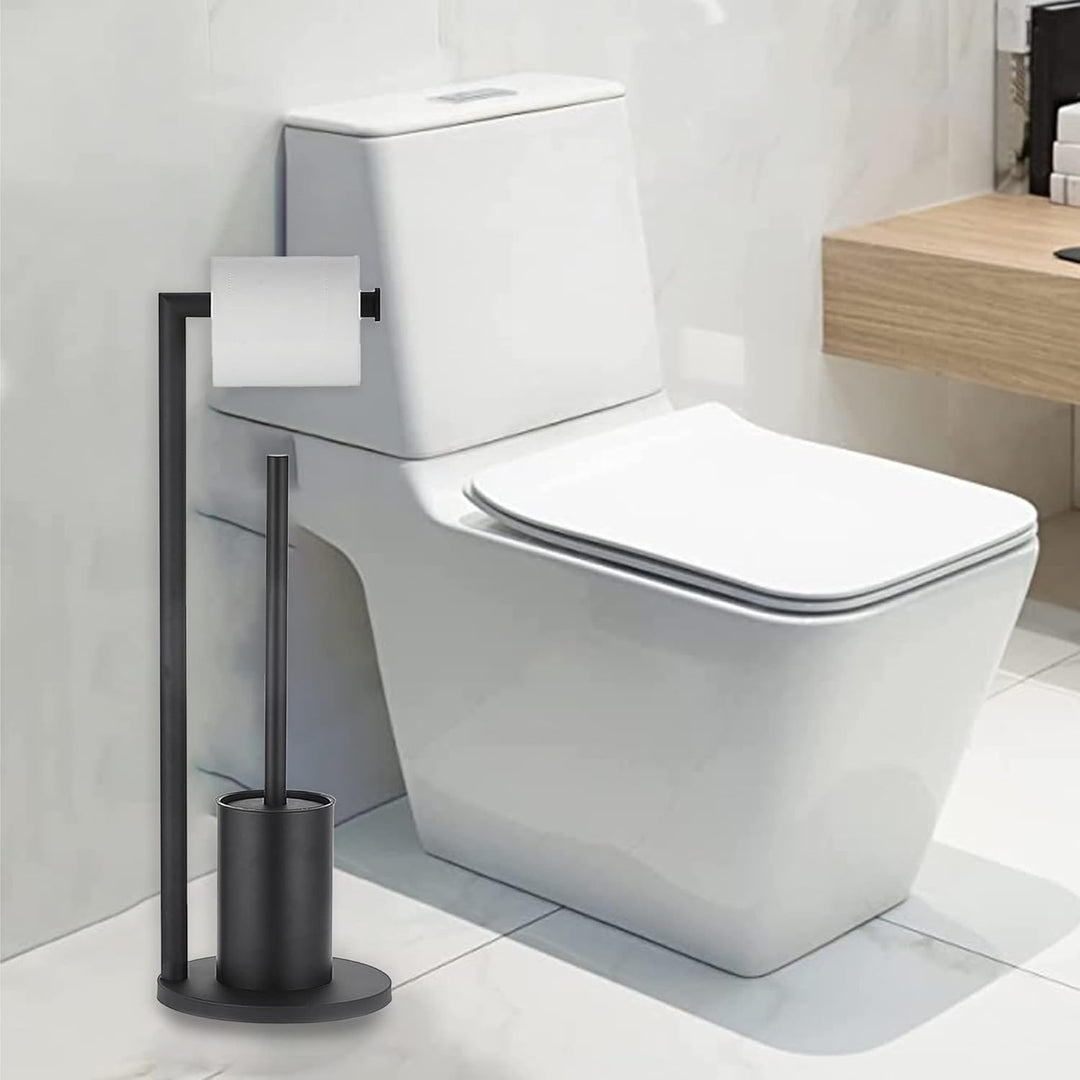 Toiletrolhouder en Borstel Duo voor Moderne Badkamer 3