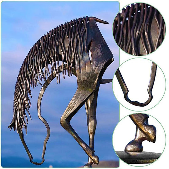 Tuin Paardbeeld Sculptuur Decoratief 6