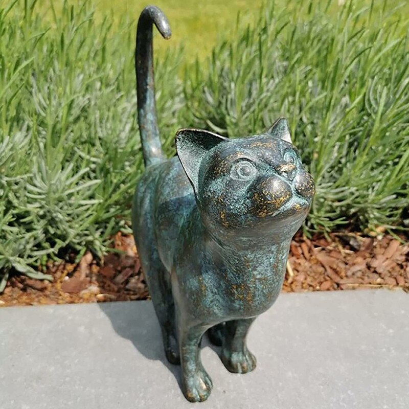 Tuinkat Standbeeld Weerbestendig Decor Ornament 2