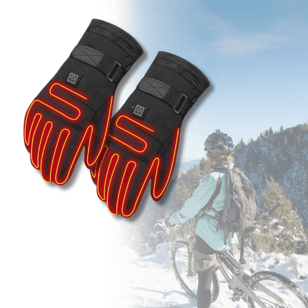 Unisex Elektrisch Verwarmde Handschoenen met Touchscreen Functie 0