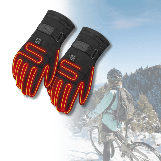 Unisex Elektrisch Verwarmde Handschoenen met Touchscreen Functie 0