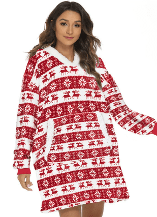 Unisex Hooded Deken voor Comfort en Warmte 10