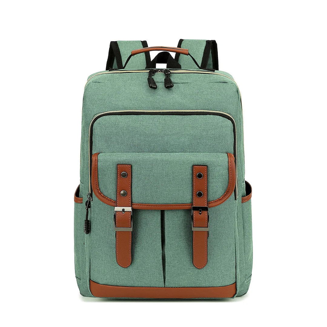 Unisex Laptop Rugzak Waterdicht Vintage Met Laptopvak 6