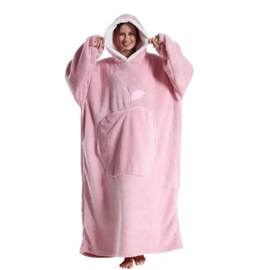 Unisex Oversized Fleece Hoodie voor Comfortabele Ontspanning 13