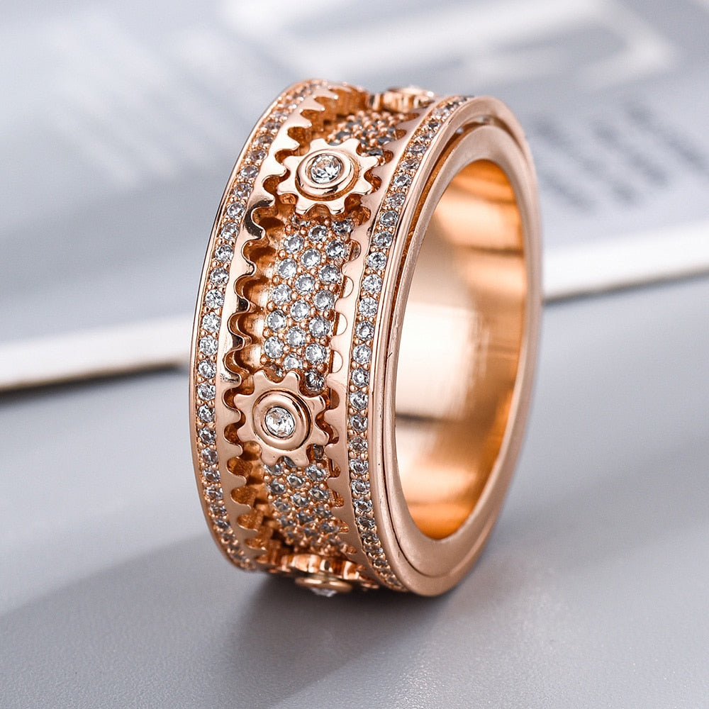 Unisex Roterende Ring Modern Design 2