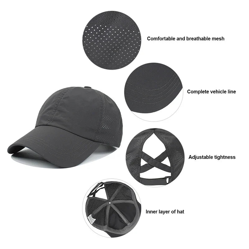 Unisex Sport Baseballpet Met Mesh Ontwerp 4