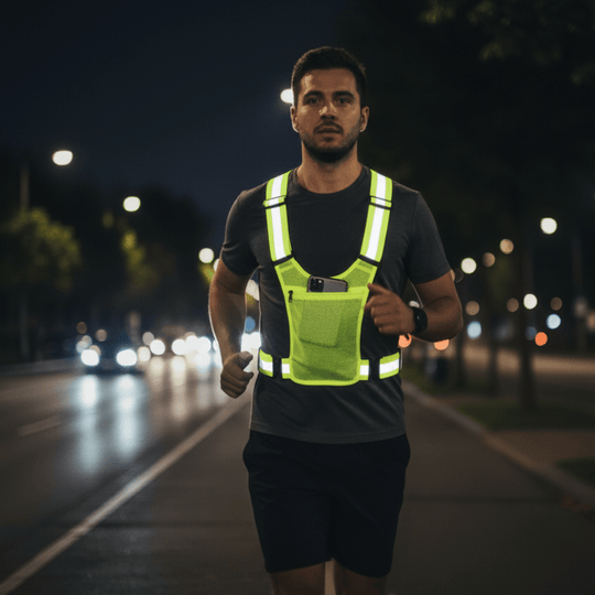 Unisex Veiligheidsvest Reflecterend voor Hardlopen en Fietsen 0