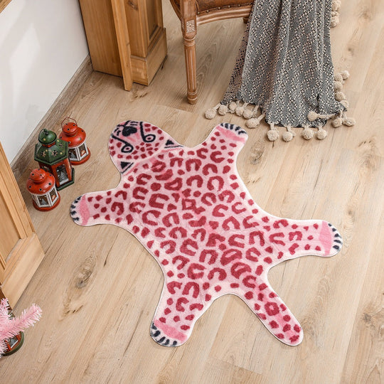 Vloerkleed met Luipaardprint en Speelse Vorm 1