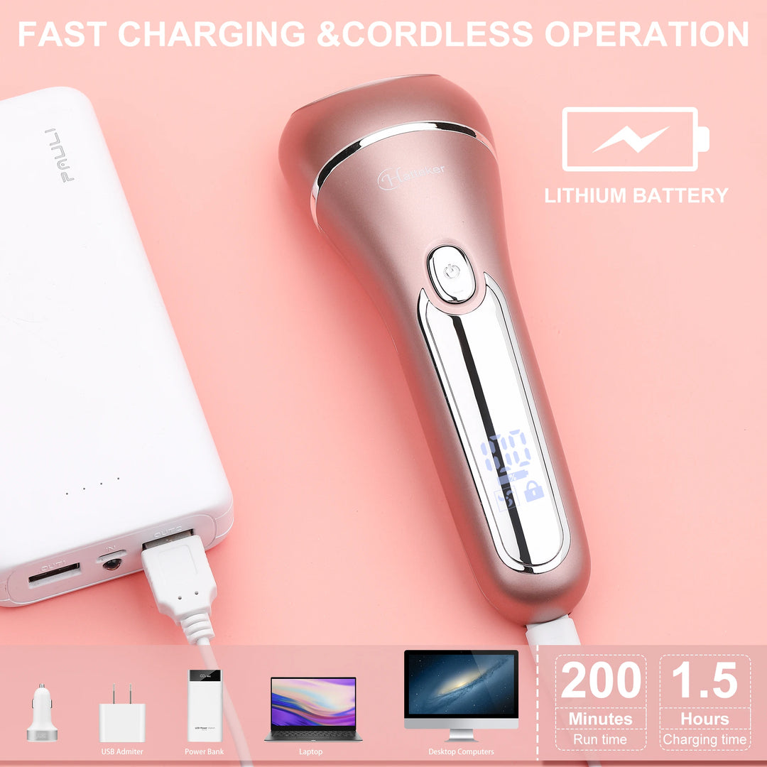 Vrouwen 3-in-1 Epilator Compact Scheerapparaat voor Gladde Huid en Bikinilijn 4
