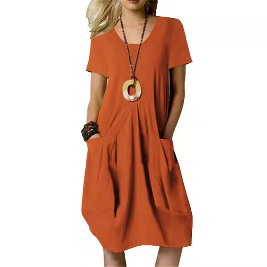 Vrouwen Knielanges Jurk Modern Ademend 3
