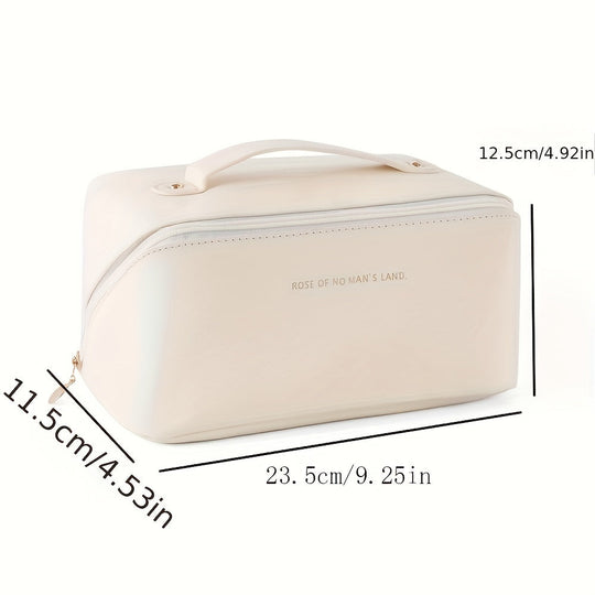 Vrouwen Make-up Organizer Met Ritssluiting Compact Design 7