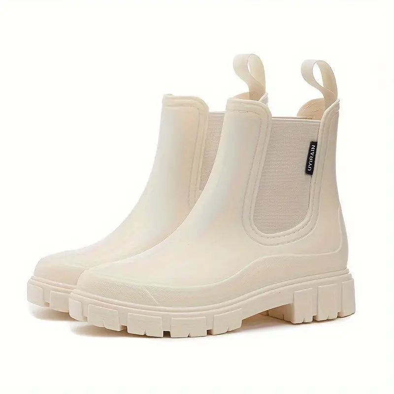 Vrouwen Waterdichte Regenlaarzen met Antislip Zool 2