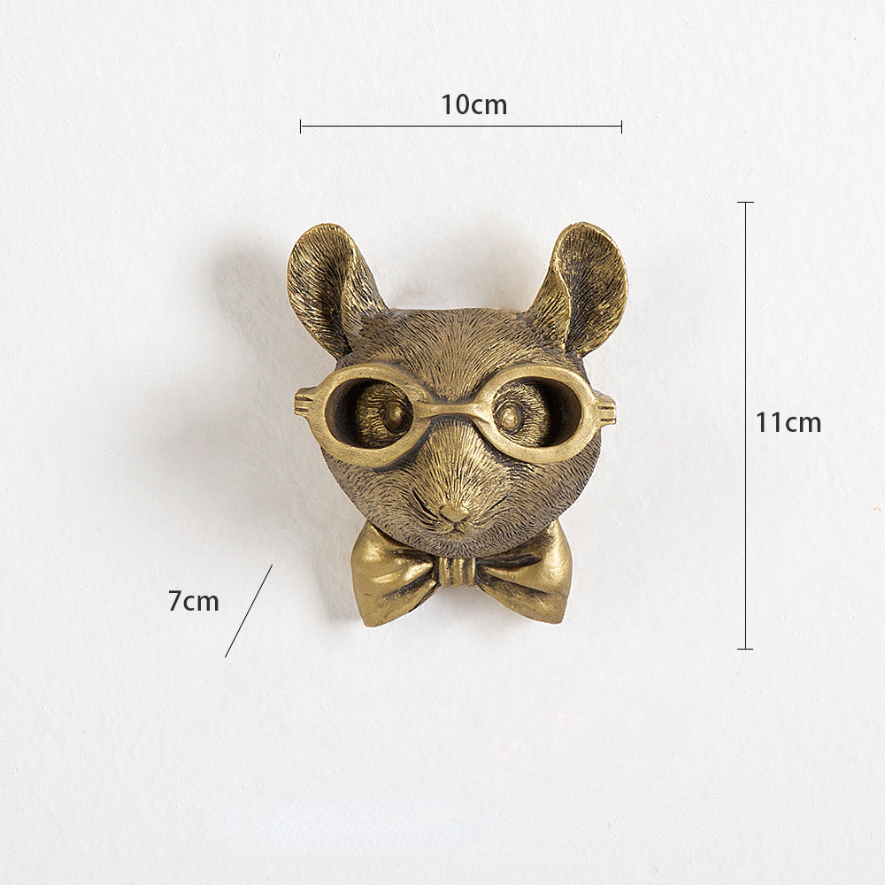 Wanddecoratie Dierenkop Frankie Voor Woonkamer en Slaapkamer 0