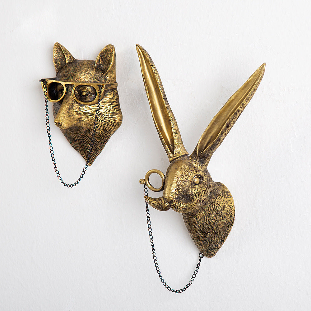 Wanddecoratie Dierenkop Frankie Voor Woonkamer en Slaapkamer 4
