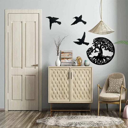 Wanddecoratie Levensboom Voor Woonkamer En Slaapkamer Muurdecoratie 1