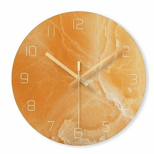 Wandklok Marmerstijl Tijdloos Design 5