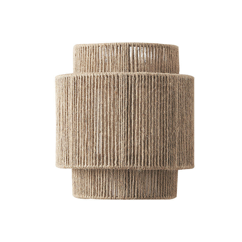 Wandlamp Bohemian Vintage Rotan 3