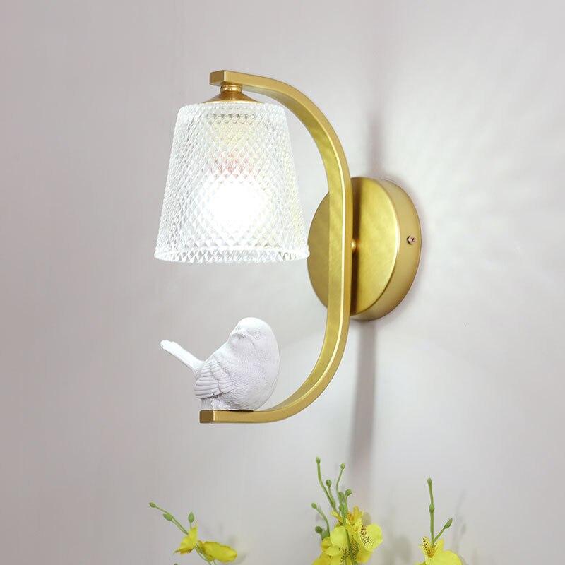 Wandlamp Rustiek Ontwerp Vogellamp voor Binnen Gebruik 2
